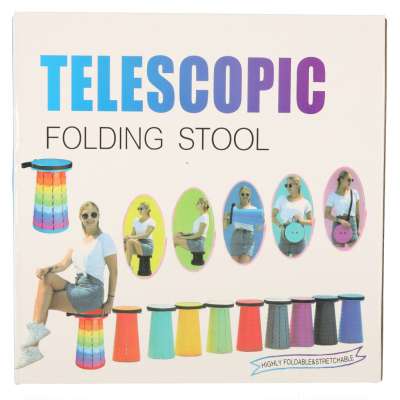 Folding chair folding stool stool black