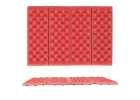 Folding foam mat for seating tourist red 2