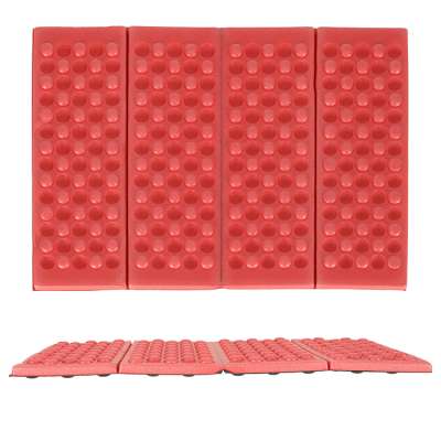 Folding foam mat for seating tourist red