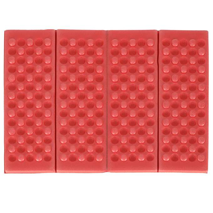 Folding foam mat for seating tourist red