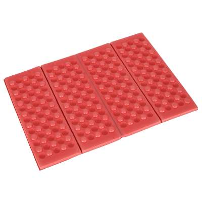 Folding foam mat for seating tourist red