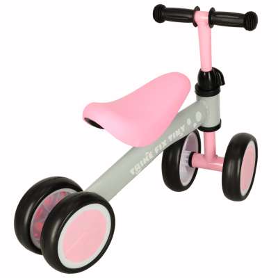 Four-wheeled balance bike Trike Fix Tiny pink