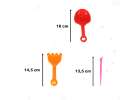 Kinetic sand accessories toy molds shovels 28el. 10