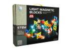 Klocki magnetyczne marble tor kulkowy świecący 49 elementów 9