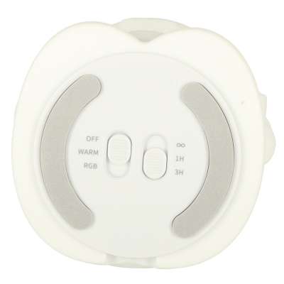 Lampka nocna silikonowa biała astronauta