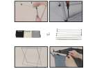 Laundry basket segregation organizer 3 compartments 135l 7