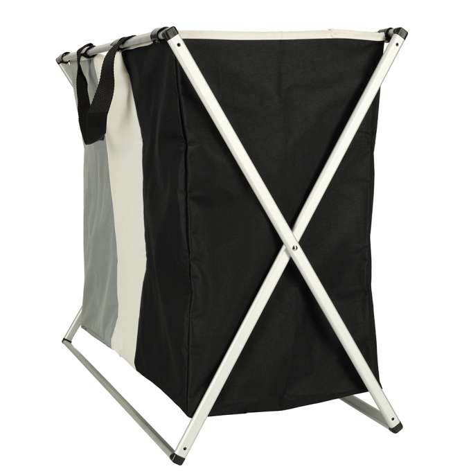 Laundry basket segregation organizer 3 compartments 135l