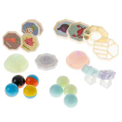 Magnetic blocks marble ball track glowing 202 pieces
