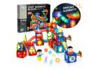 Magnetic blocks marble ball track glowing 202 pieces 1