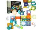 Magnetic blocks marble ball track glowing 49 elements 1