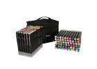 Markery dwustronne alkoholowe w etui 120 + podstawka 9
