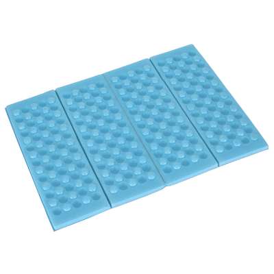 Folding foam mat for seating tourist blue