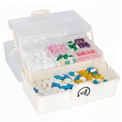 Medicines storage organiser medicine cabinet 29x19x15,5 cm