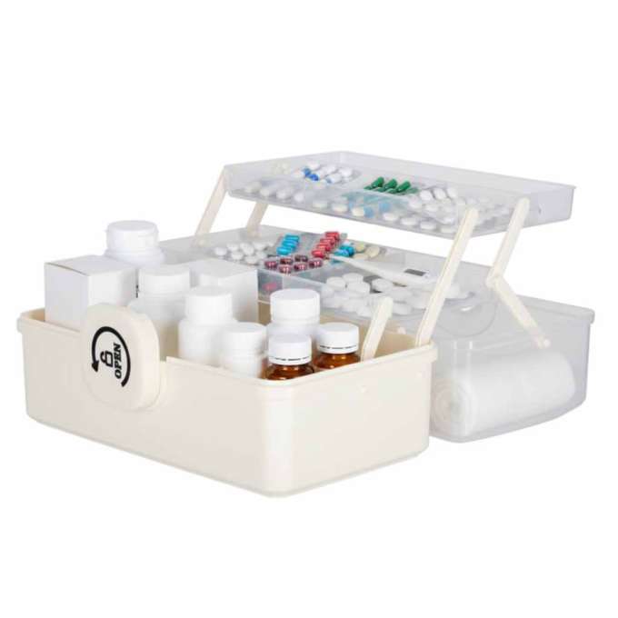 Medicines storage organiser medicine cabinet 29x19x15,5 cm