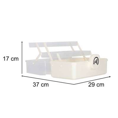 Medicines storage organiser medicine cabinet 29x19x15,5 cm