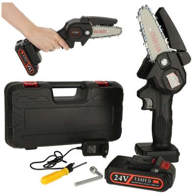 Mini chainsaw USB saw in case