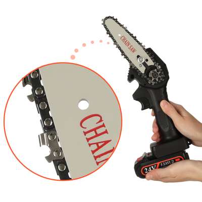 Mini chainsaw USB saw in case