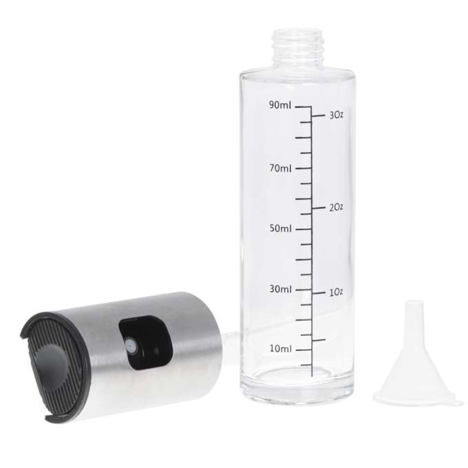 Oil dispenser sprayer with 100ml scale