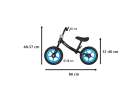 Rowerek biegowy Trike Fix Balance ultra lekki 1,8kg czarny niebieski 4