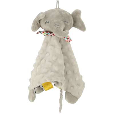 Sensory mascot rustling elephant tags