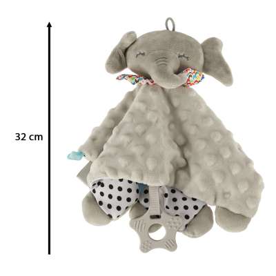 Sensory mascot rustling elephant tags