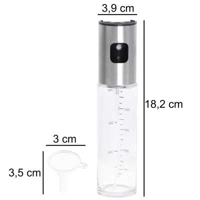 Spryskiwacz dozownik do oleju oliwy ze skalą 100ml