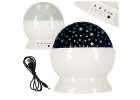 Star projector night light 2-in-1 USB white 1