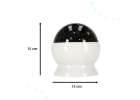 Star projector night light 2-in-1 USB white 2