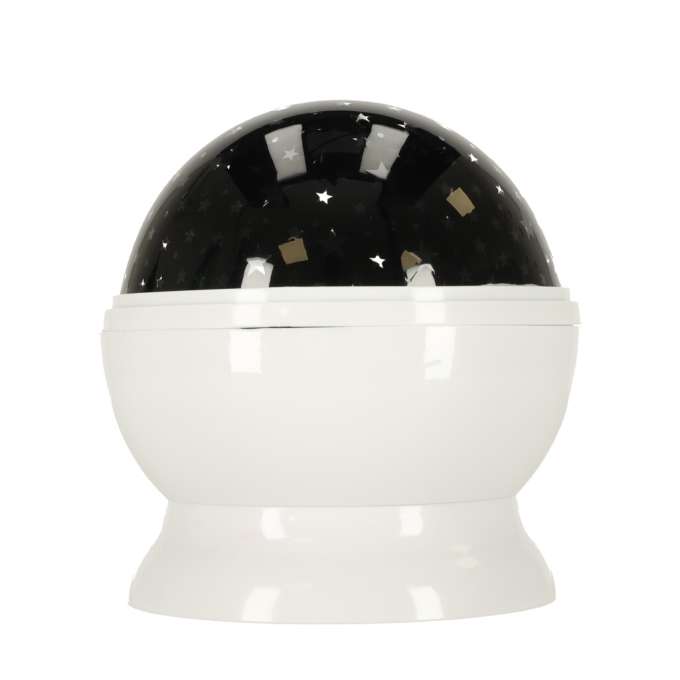 Star projector night light 2-in-1 USB white
