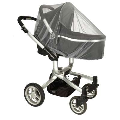 Stroller elastic mosquito net 140cm gray