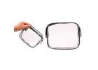 Transparent cosmetic bag travel organizer for airplane 3 pieces 4