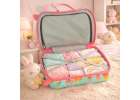 Travel suitcase for children on wheels hand luggage ice cream 12