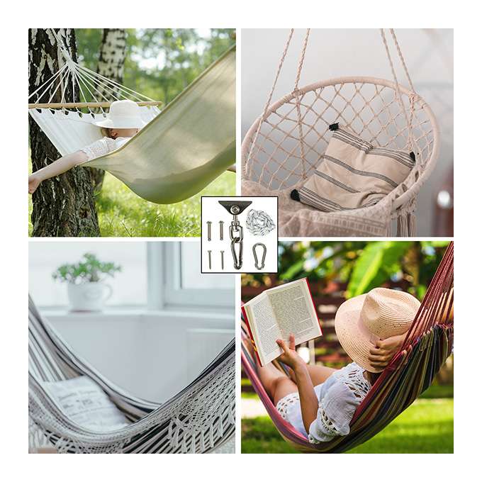 Uchwyt do hamaka mocowanie sufitowe huśtawek