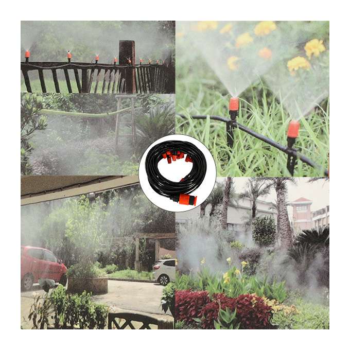 Water curtain mist garden sprinkler irrigation system 15m