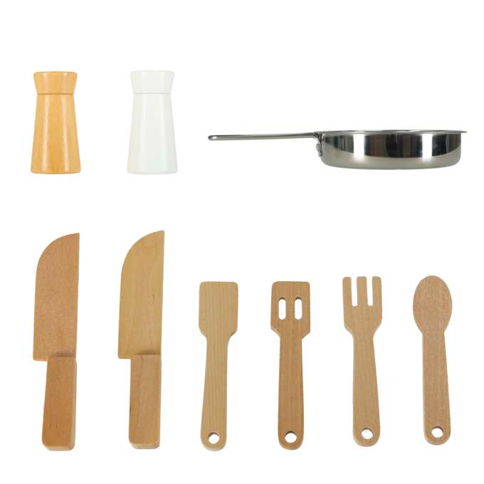Wooden kitchen MDF LULILO retro accessories