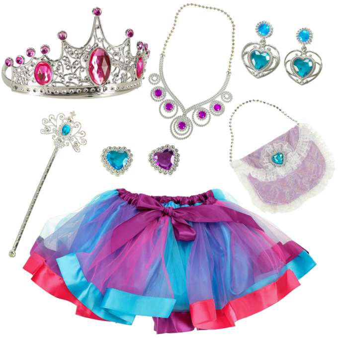 Costume queen costume princess crown handbag 9 elements