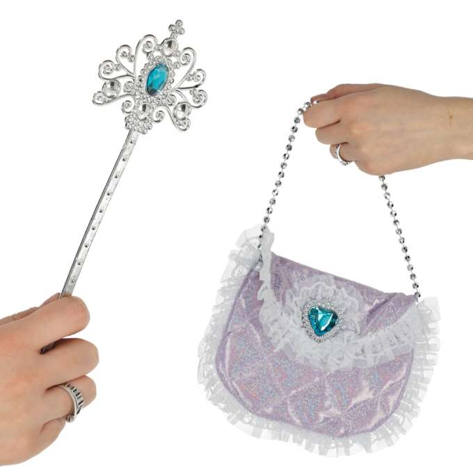 Costume queen costume princess crown handbag 9 elements
