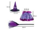 Costume witch witch costume 3 elements purple 7