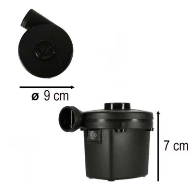 Electric mattress pump ball pontoon swimming pool tourist portable mobile 2in1 12V/240V tips
