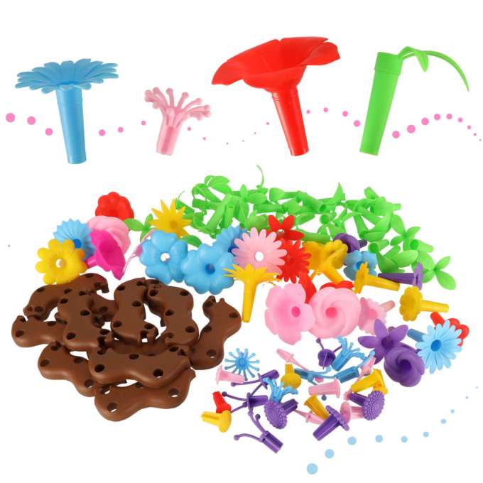 Flowers creative blocks flower garden 104 pieces
