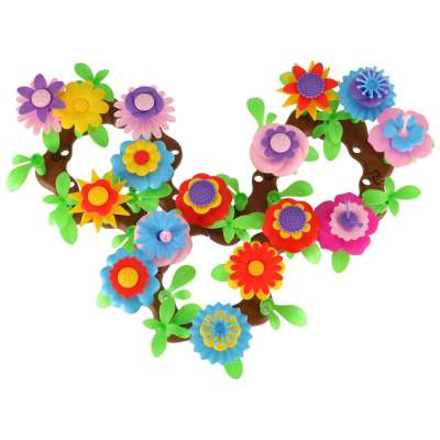 Flowers creative blocks flower garden 104 pieces