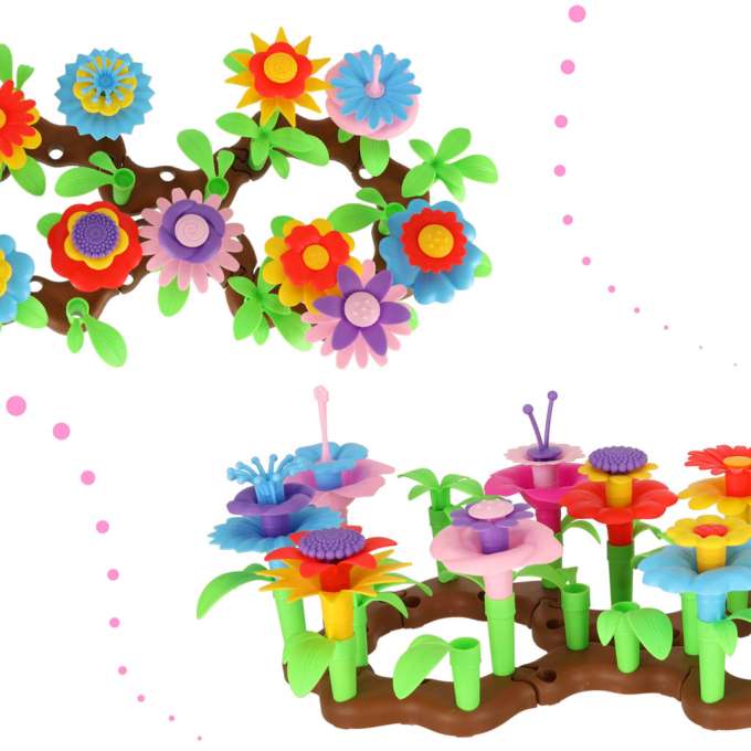 Flowers creative blocks flower garden 104 pieces