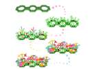 Flowers creative blocks flower garden 175 elements 3