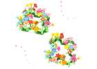 Flowers creative blocks flower garden 175 elements 4