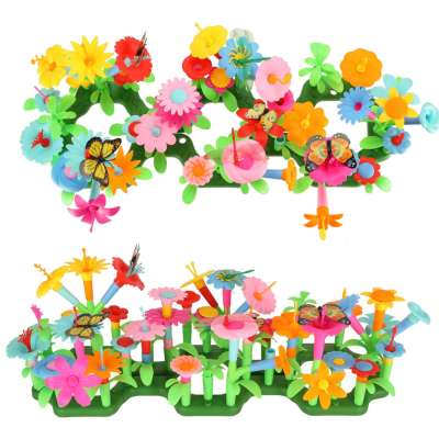 Flowers creative blocks flower garden 175 elements