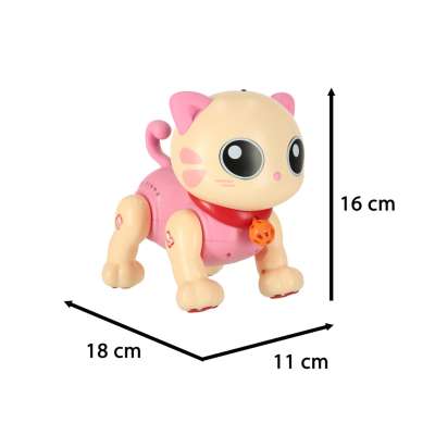Interactive cat remote control RC robot jumps sings