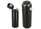Kubek bidon termiczny z ustnikiem termos LED 420ml czarny 4