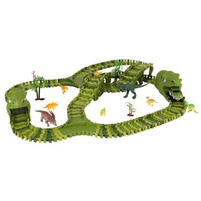 Race track dinosaurs cars 240 elements