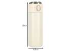 Thermal mug with mouthpiece LED thermos 420ml beige 3