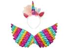 Unicorn costume skirt headband wings 3